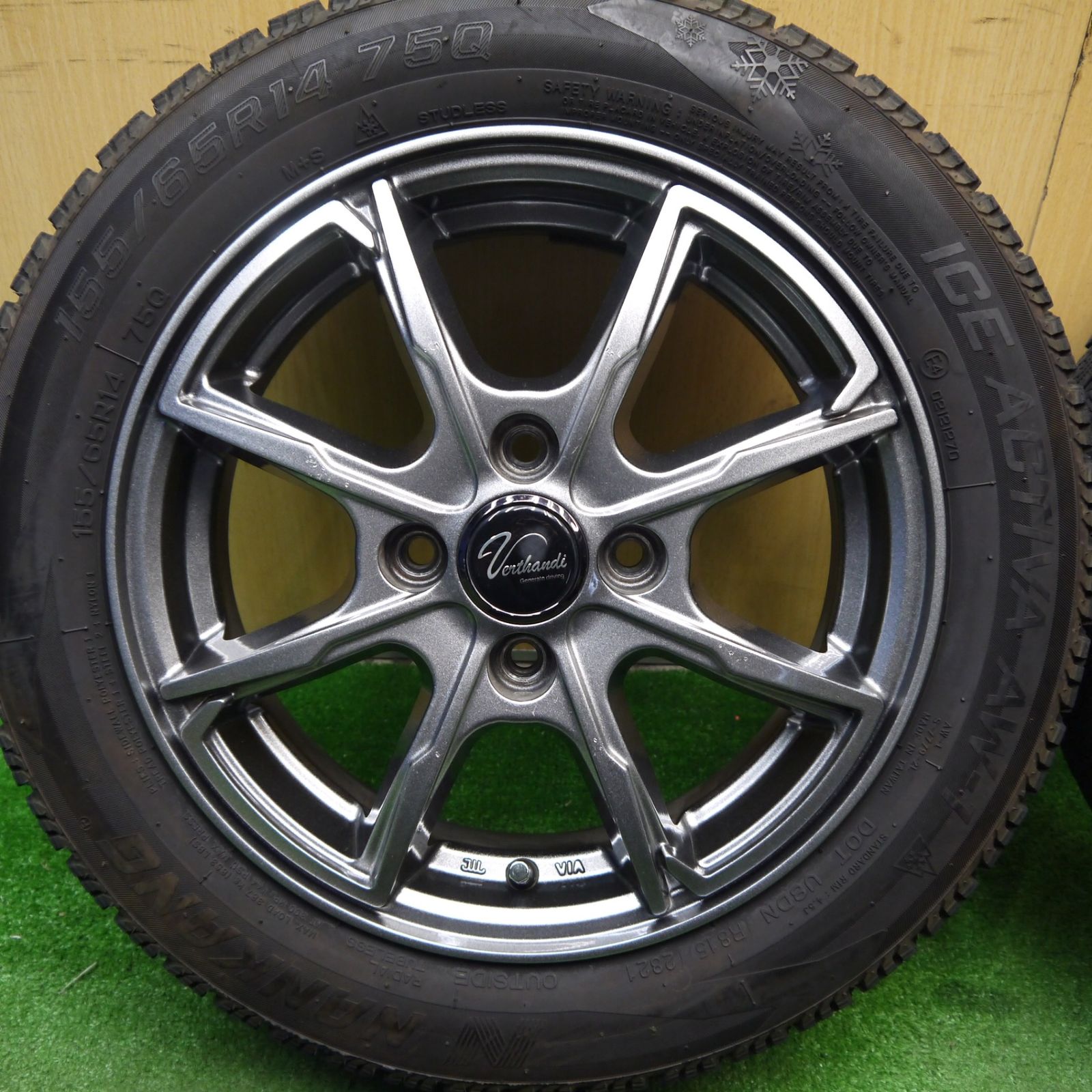 デイズ 14インチ ホイールセット Michelinスタッドレスタイヤ デイズ