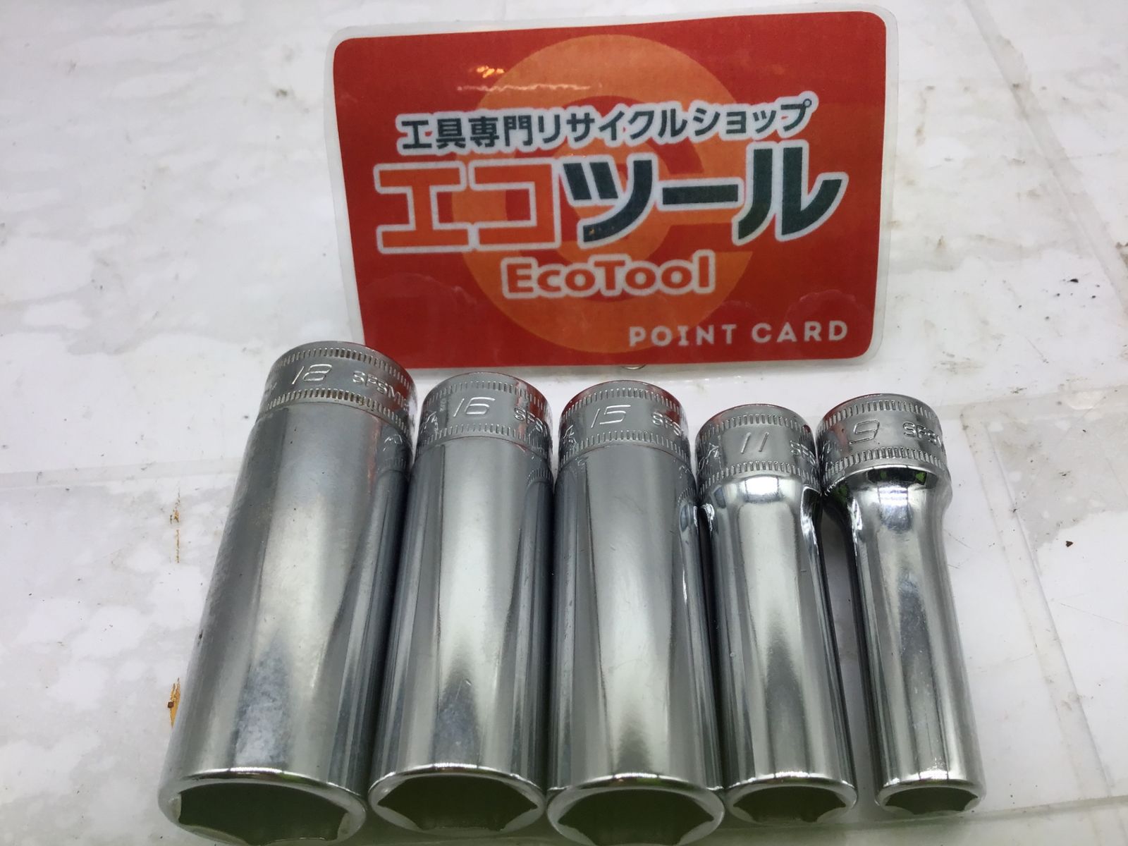 品 〇Snap-on スナップオン 3 8ディープソケット5点 SFSM9-15 ITMDZNCTMFC4 エコツール笠寺店 M02
