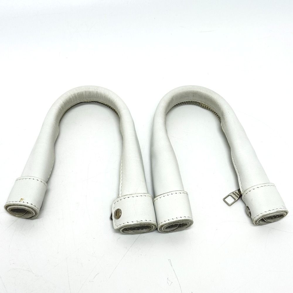 LOUIS VUITTON ルイヴィトン ショルダーストラップ サックウォワヤージュ用 レザー ホワイト