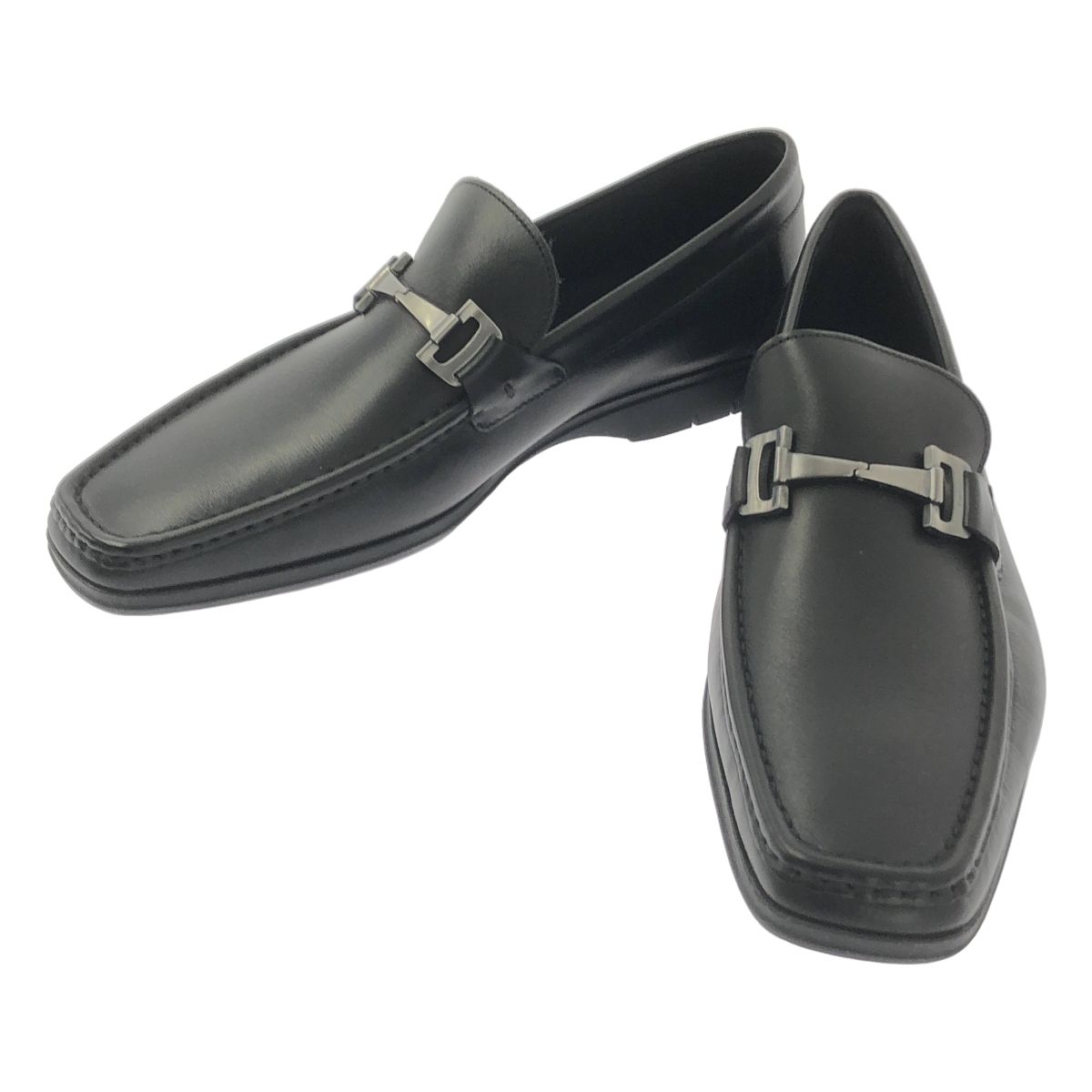Salvatore Ferragamo | サルヴァトーレフェラガモ | レザー ビット ローファー ドレスシューズ 革靴 | 7 | ブラック | メンズ