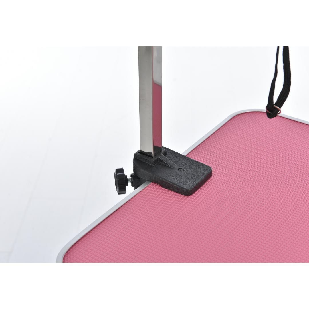 トリミングテーブル トリミング台 犬用品 収納付き ピンクカラーピンク