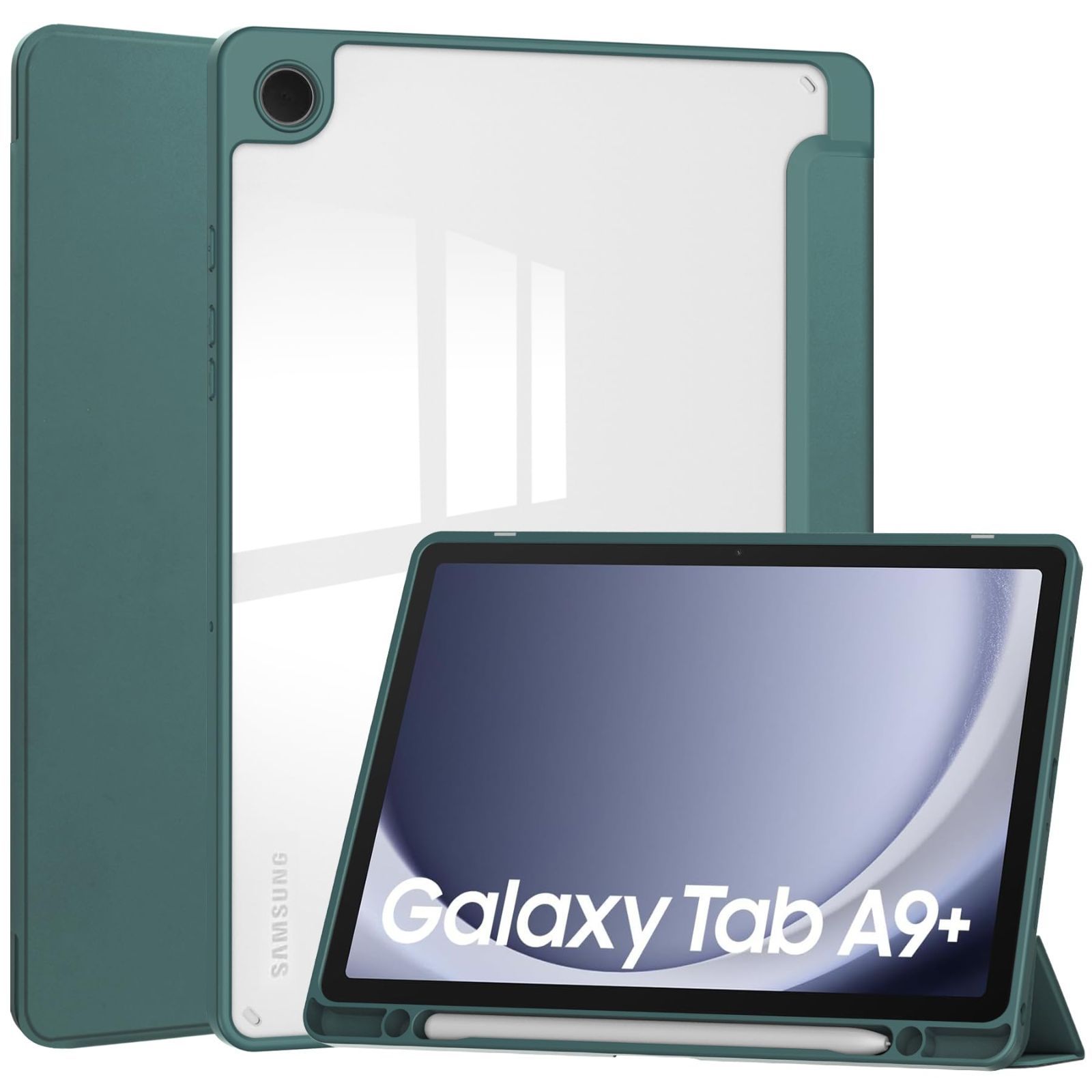【在庫処分】Galaxy Galaxy Galaxy Tab Tab Tab A9+ Samsung マグネット開閉式 SM-X21X216X218 三つ折り レザーケース 11インチタブレット対応保護ケース SM-X21X216X218タブレット用高級PU