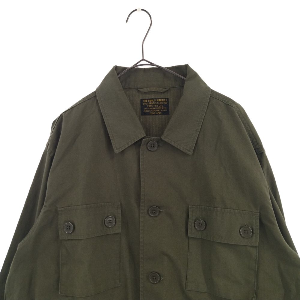 WACKO MARIA (ワコマリア) 22SS ARMY SHIRT リップストップ アーミー 
