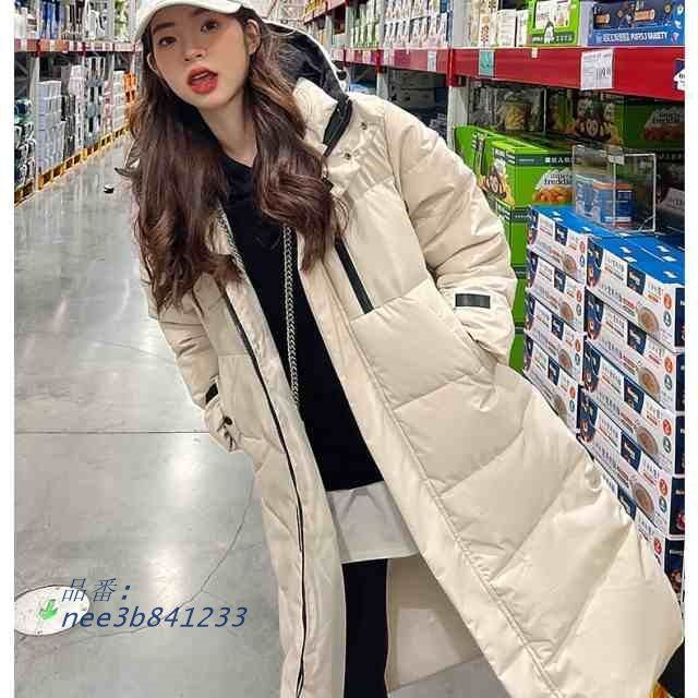 韓国スタイル 大人かわいい シンプル 綿パットダウンコート 暖かい