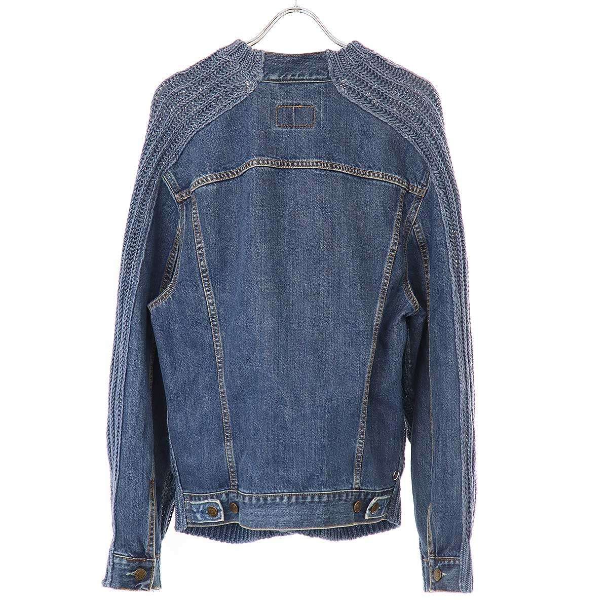 CristaSeya × BLESS クリスタセヤ × ブレス 19AW PATCHED DENIM KNIT 
