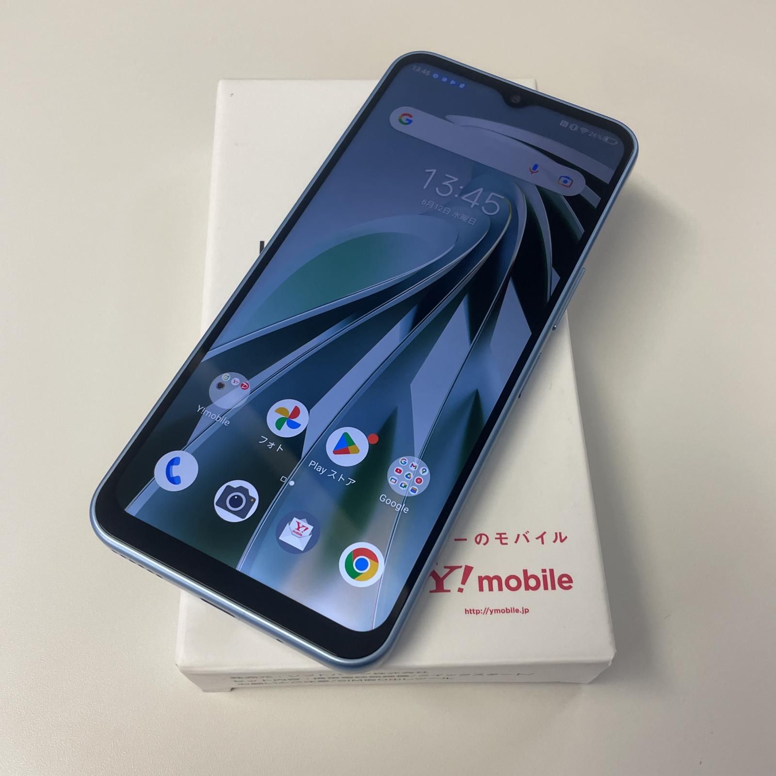 Libero 5G IV A302ZT ブラックY!mobile版SIMフリー ZTE 【あすつく、土日、祝日発送、店舗受取可】新品未使用品【Sランク