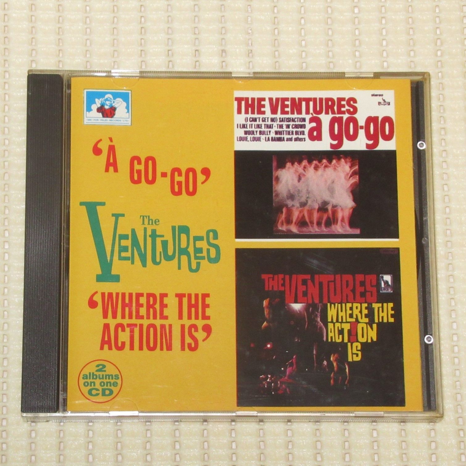 CD THE VENTURES A GO-GO / WHERE THE ACTION IS 2ON1 C5HCD 622 全24 