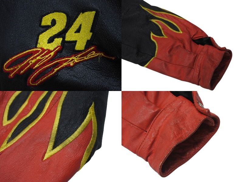 JEFF HAMILTON ジェフハミルトン ジャケット レーシング ブラック  