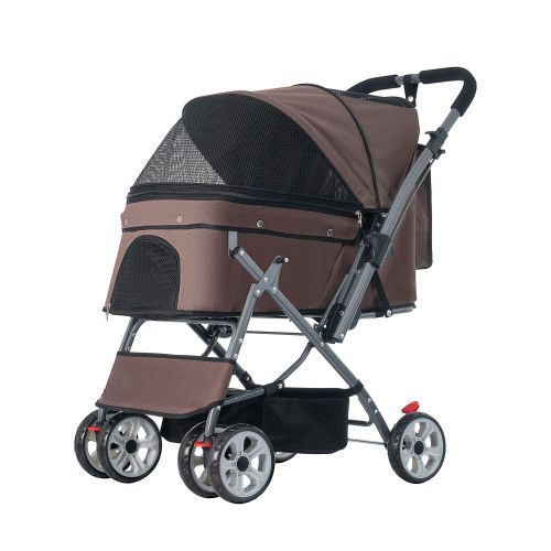 ペットカート 対面式 折りたたみ 多頭 中型犬 小型犬 猫 2way ペットカート 対面式 折りたたみ 多頭 中型犬 小型犬 猫 2way