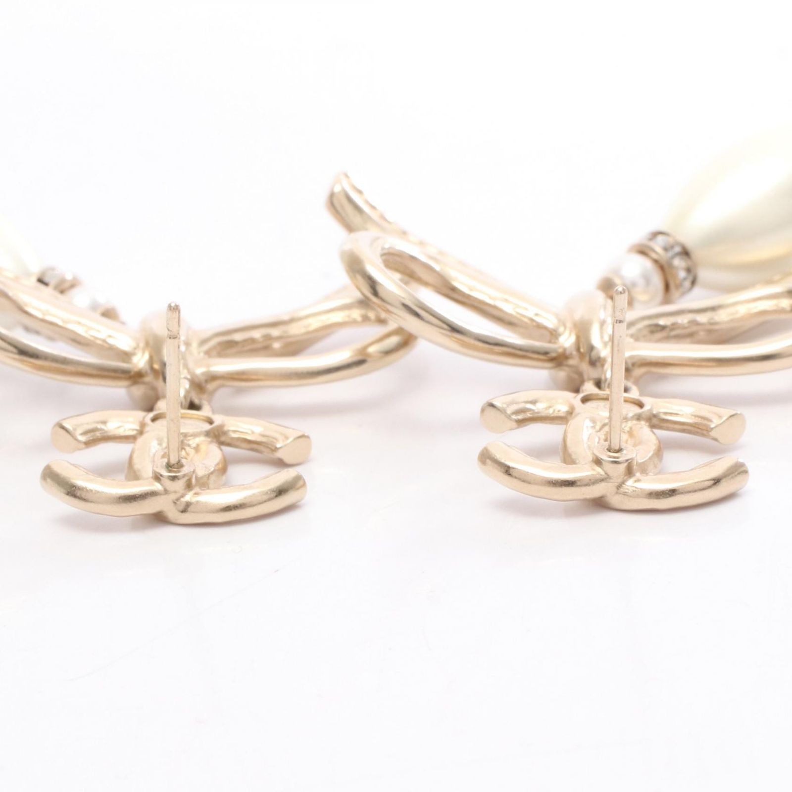 CHANEL 金色メッキ 片耳用ピアス シャネル CHANEL ピアス ココマーク GP（ゴールドメッキ