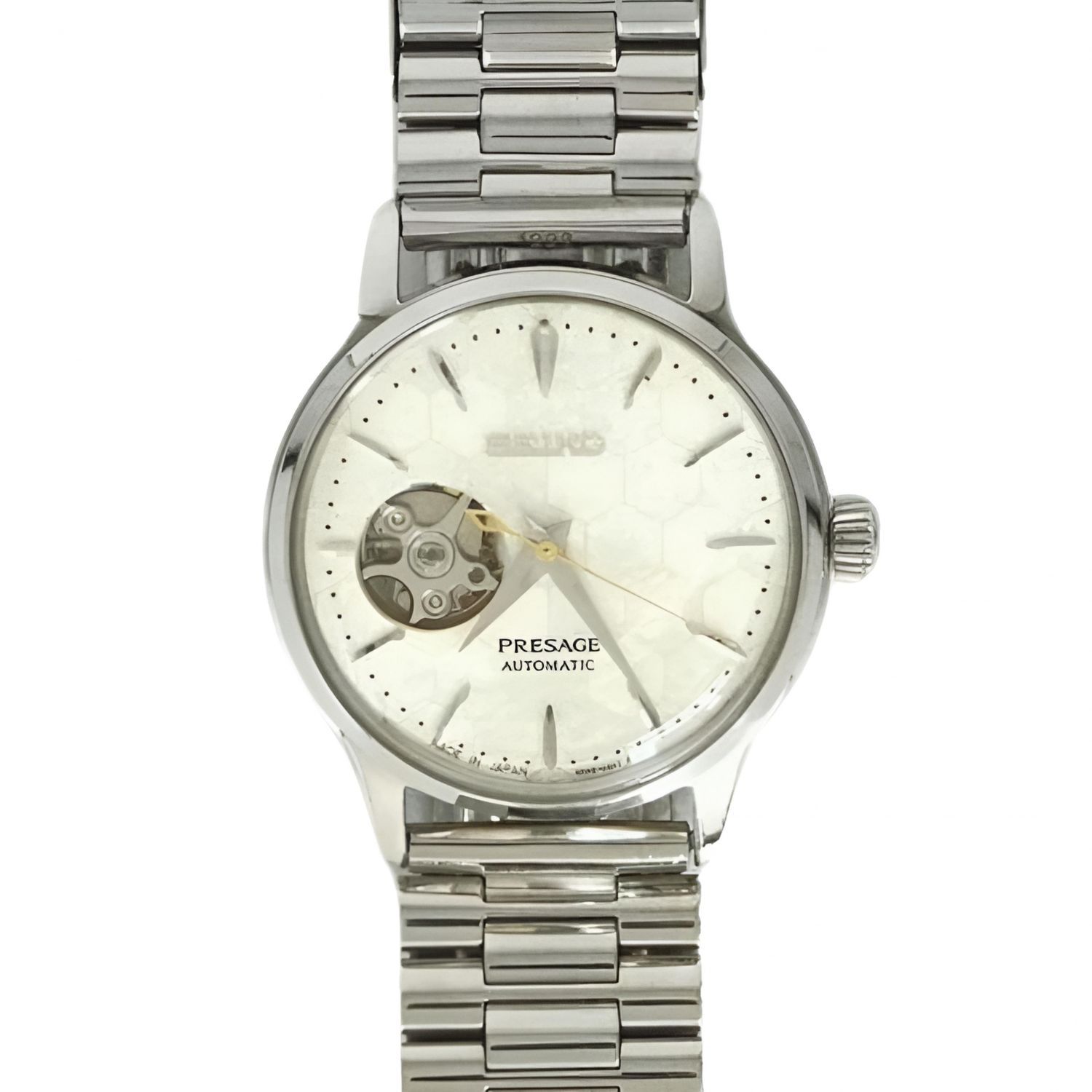 中古】 SEIKO セイコー メンズ腕時計 PRESAGE 限定 ハニカムダイヤル  