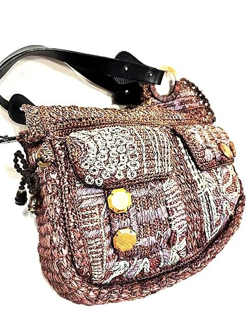 中古】Jamin Puech ジャマンピエッシュ トートバッグ 大きいサイズ ※難  