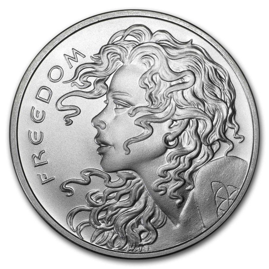 [保証書・カプセル付き] 2020年 (新品) アメリカ「自由の少女」純銀 1オンス 銀貨