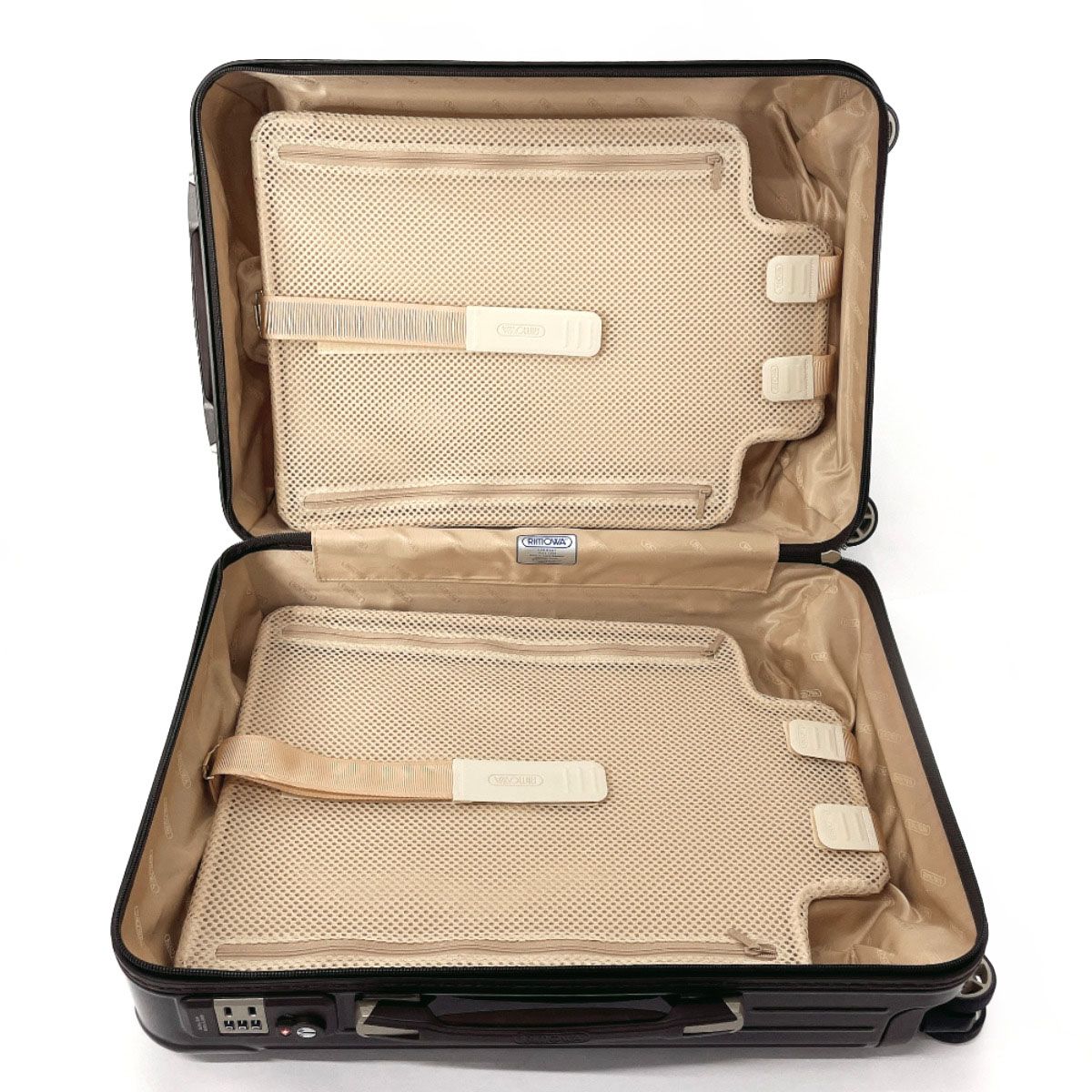 104L】RIMOWA サルサデラックス グロスブラウン 4輪 キャリーケース