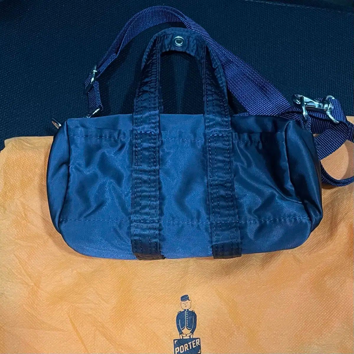 ポーター/ ハウル ボストンバッグ ミニ ネイビー/ 프리 PORTER