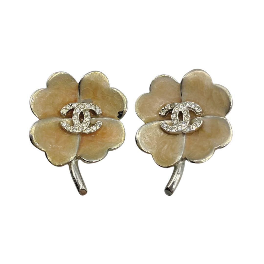 シャネル ココマーク クローバー ラインストーン イヤリング WWW_OLIVIERBERNSTEIN_COM