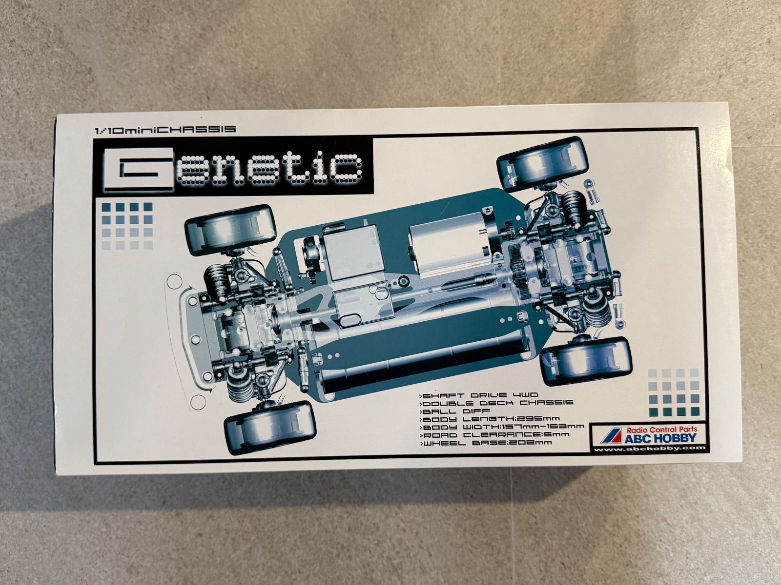 ABCホビー Genetic 1|10 ミニシャーシ キット