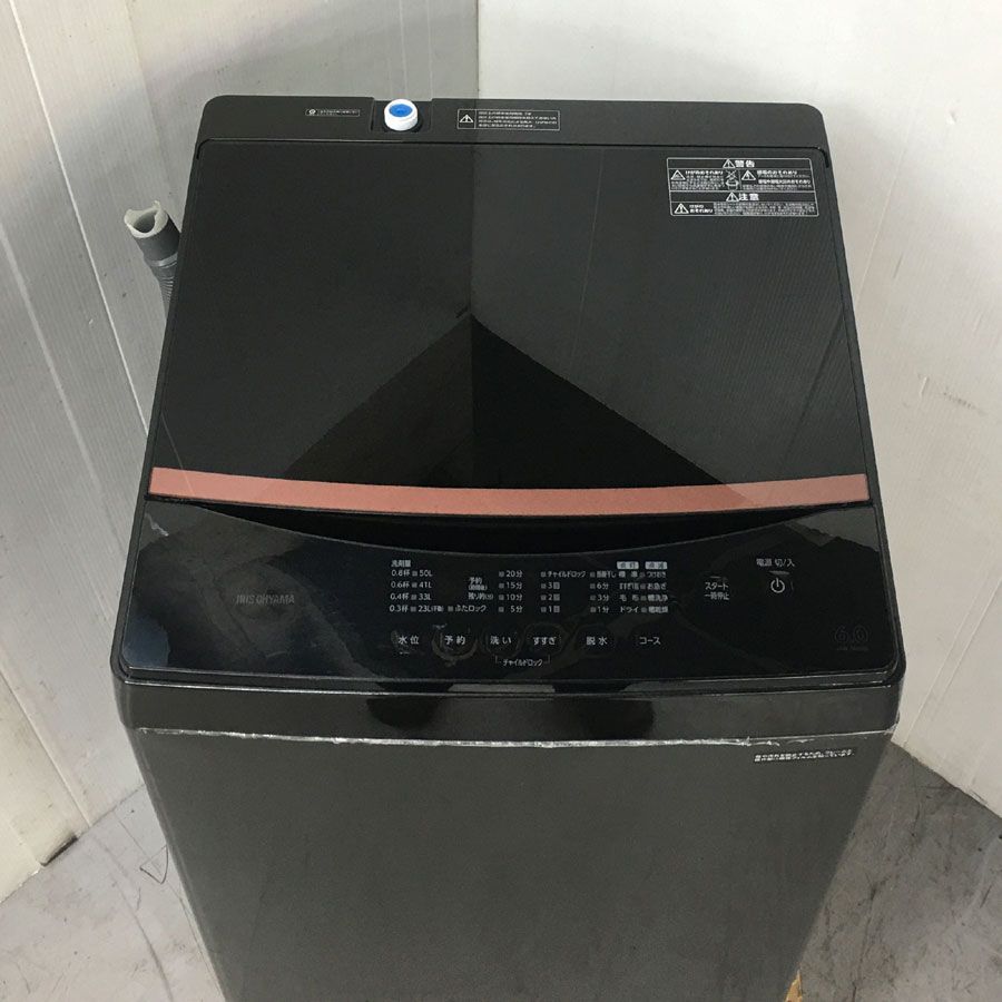 2022年製 アイリスオーヤマ IRIS OHYAMA 全自動洗濯機 6.0kg 風