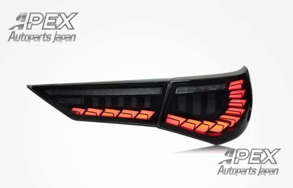 日産 シルフィ B18 2019年 - 高品質LEDテールライト テールランプ 流れるウインカー 外装カスタム オープニングモーション付き