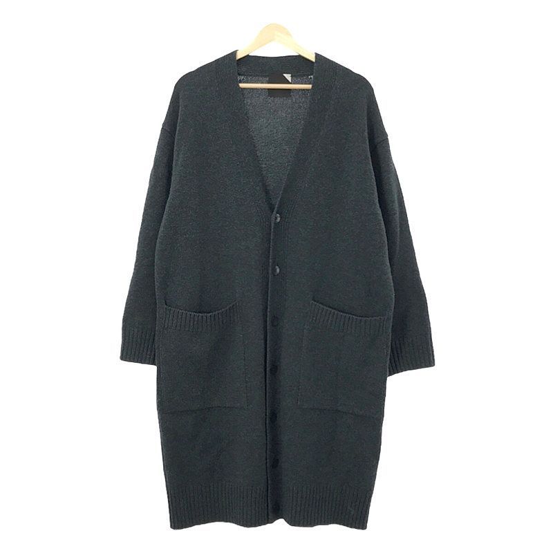 ATON - ATON / エイトン | 2020AW | OVERSIZED CARDIGAN ロングカーディガン ユニセックス | 2 | ブルーグリーン | レディース ATON / エイトン | 2020AW | OVERSIZED CARDIGAN ロング
