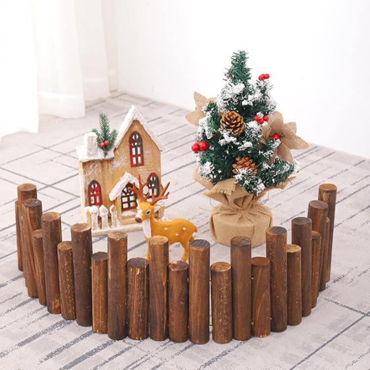 クリスマスツリー 丸太 脚隠し 目隠し 装飾 長さ90cm ツリー 装飾 飾り
