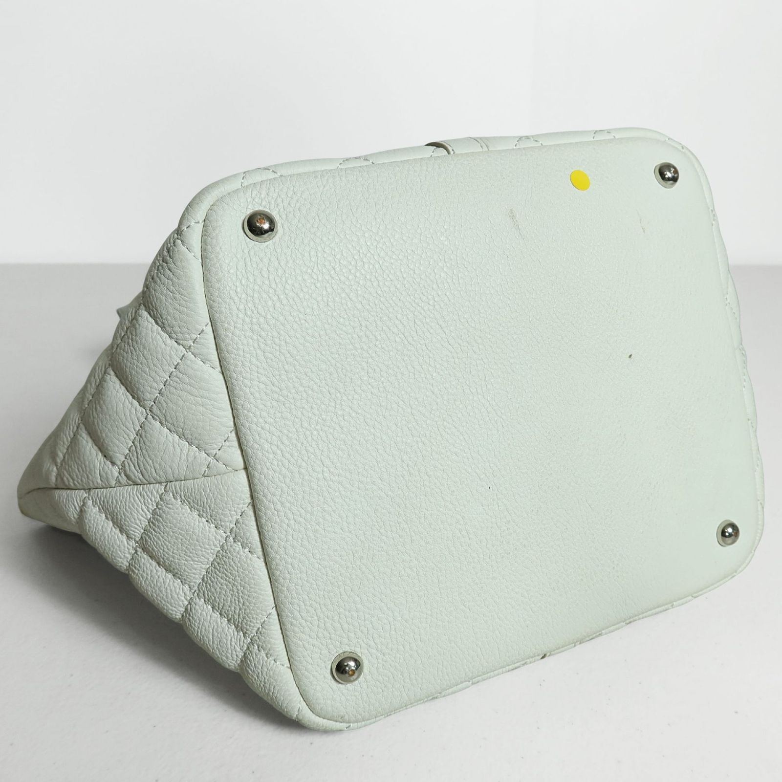 インゲボルグ☆上品！ 革 キルティング トートバッグ コイン