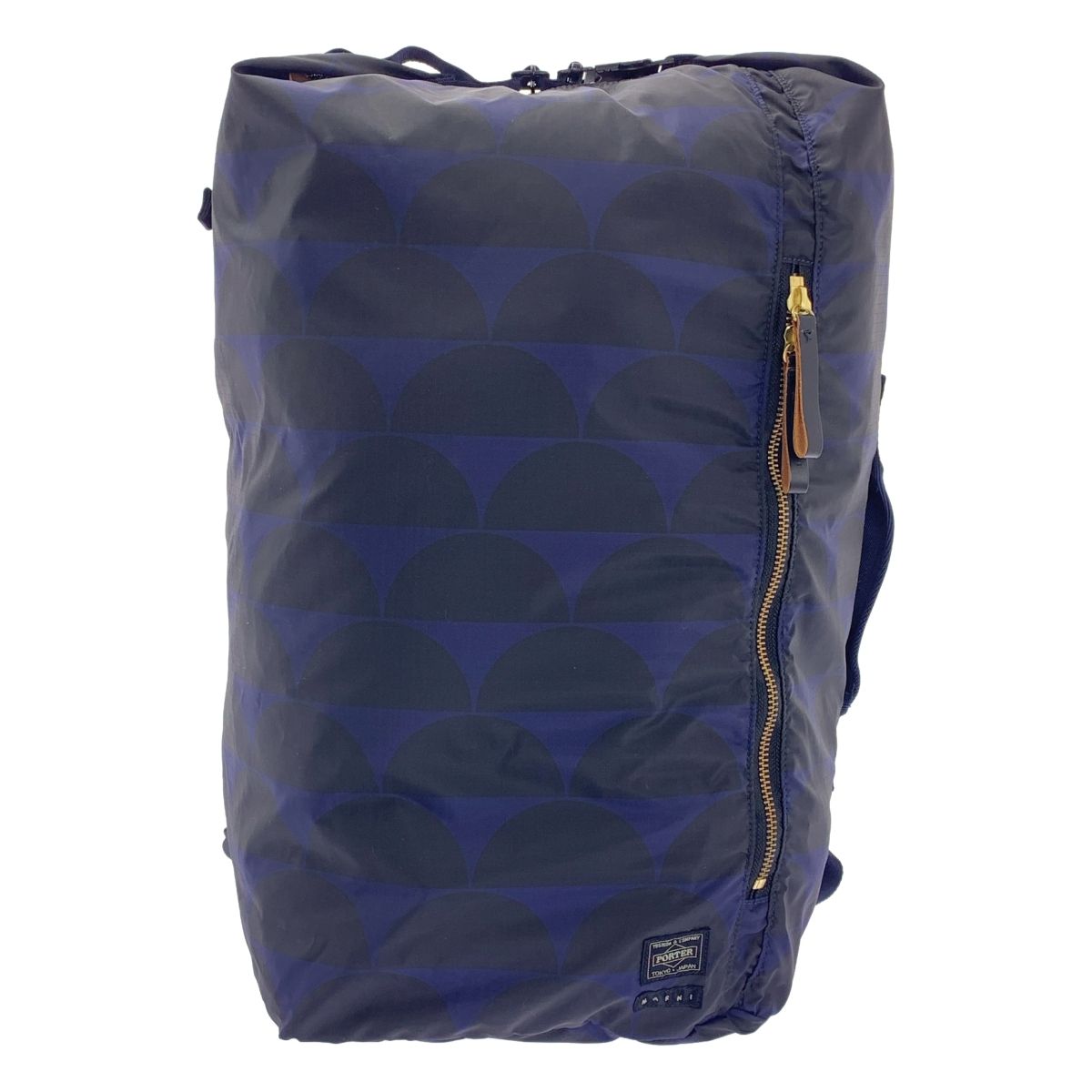 MARNI | マルニ | × PORTER ポーター 3WAY BONSAC ボンサック バックパック ショルダー ボストンバッグ | ネイビー | メンズ