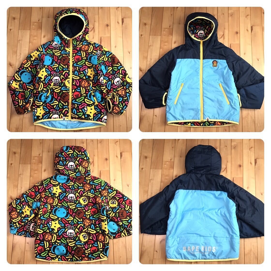 リバーシブル マイロ 中綿ジャケット BAPE MILO ベイプ ape エイプ 