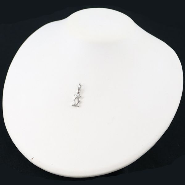 カルティエ ペンダントトップ 2C ドゥーブルC C2 チャーム K18WG 175251 SIROKUMA-CORPORATION_COM