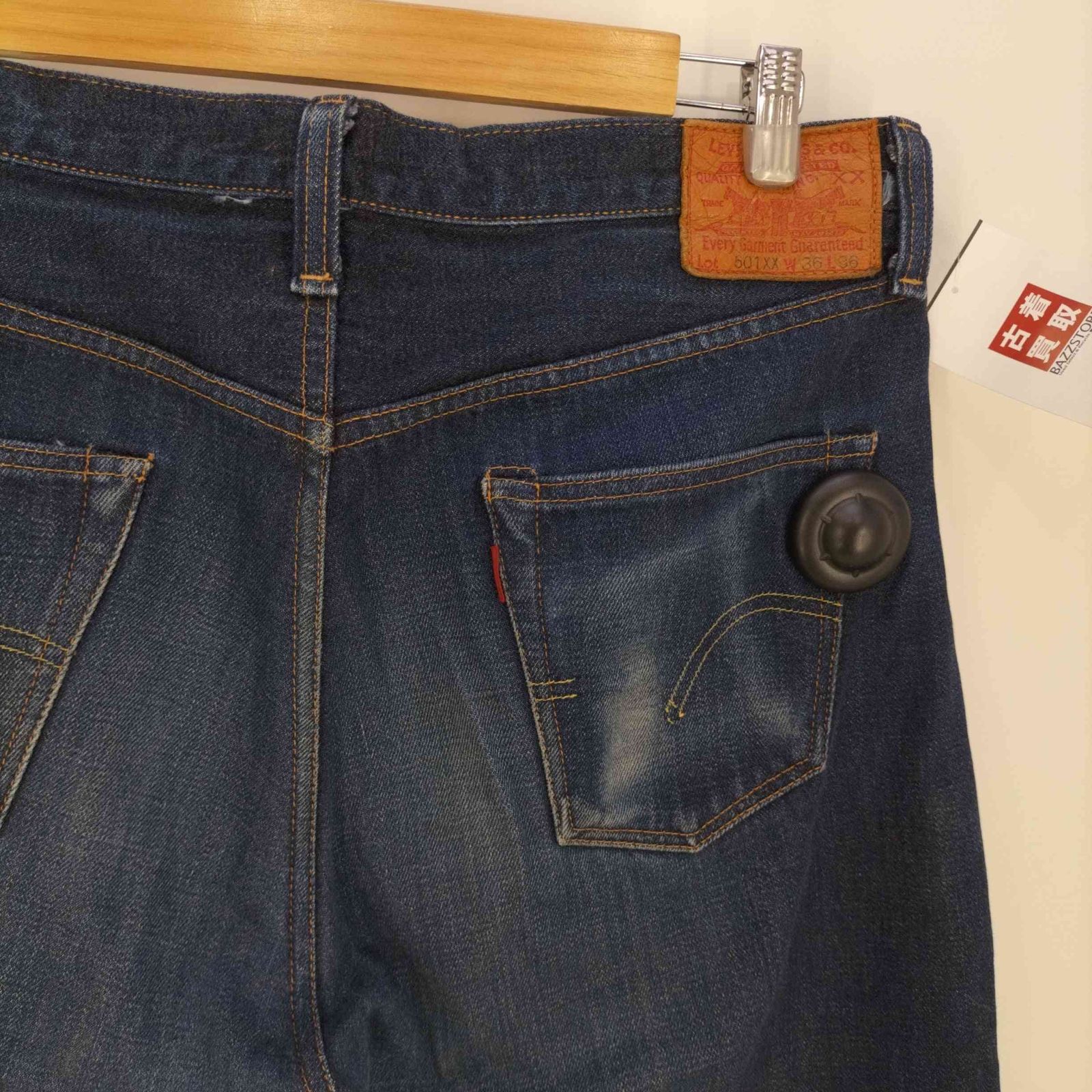 リーバイス Levis 1947年復刻 501XX 日本製 片面タブBIG-E 赤耳 ボタン