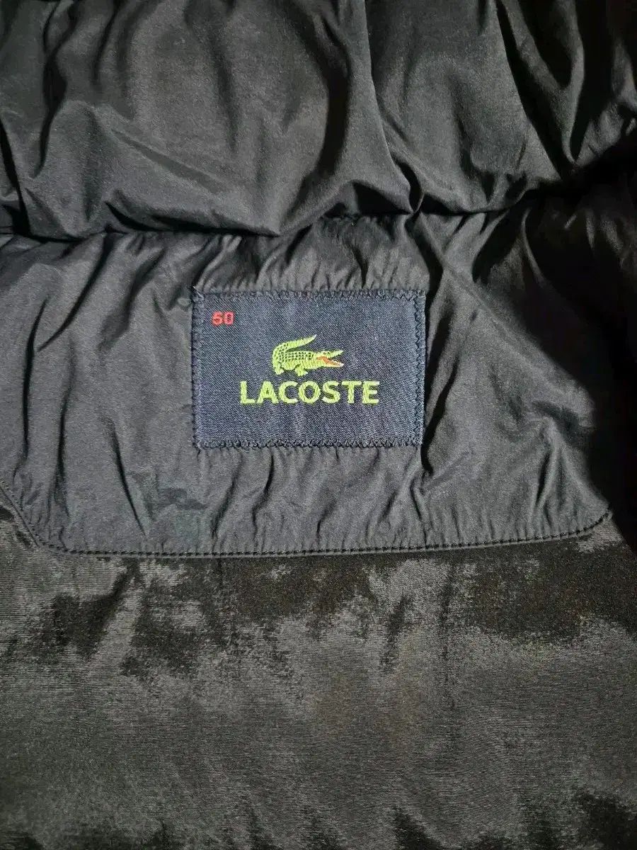 ラコステ フード ダウン 注文 アウター ブラック LACOSTE ラコステ