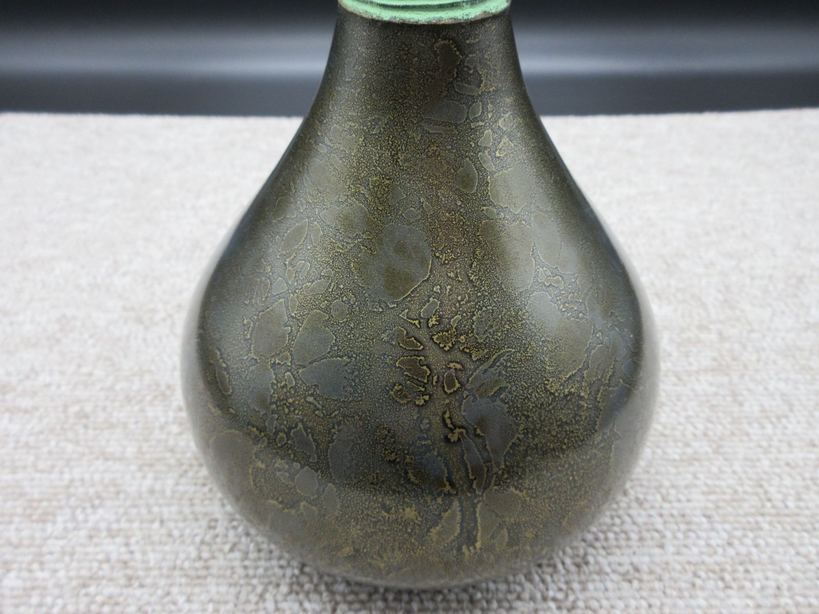 中国美術 高岡銅器 銅製双耳花瓶 花器 壺 年代物 唐物 中国美術 高岡銅器 銅製双耳花瓶 花器 壺 年代物 唐物（高岡銅器