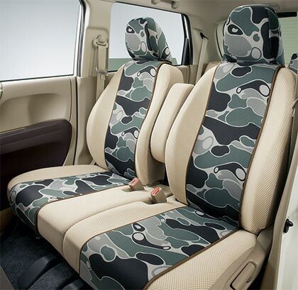 HONDA ホンダ 純正 NBOX+ N-BOX＋ plus エヌボックスプラス シートクロス フロント用/リア用 カモフラージュ 2012.12～2013.11