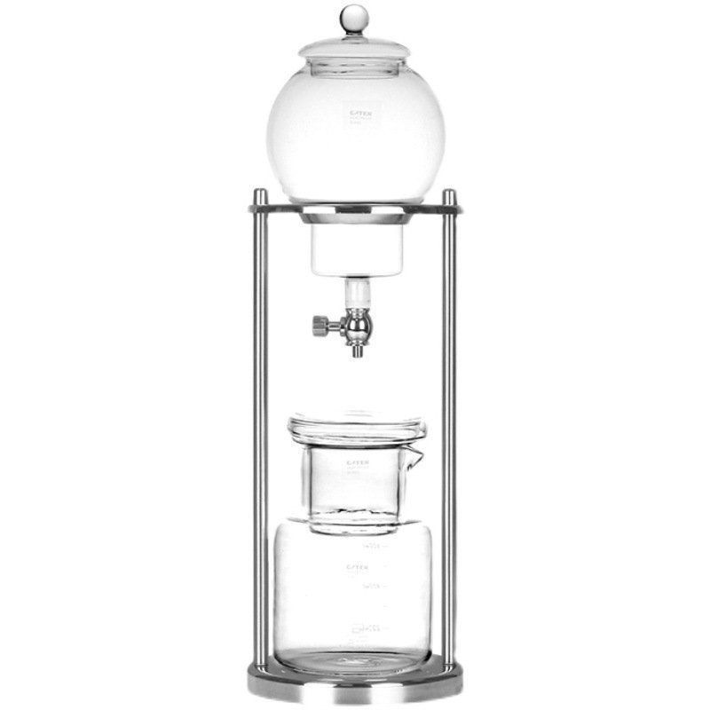 シルバー 600mlコールドブリュードリップ コーヒーポット コーヒーメーカー 水出しコーヒー カフェ WWW_KANDAIZUMI_COM