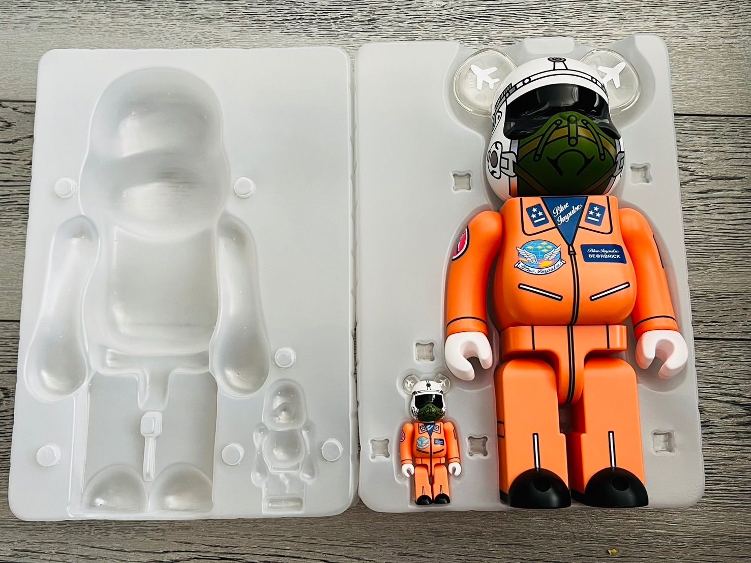 ベアブリック】「空中機動研究班」F-86F BE@RBRICK100%&amp;400% ベアブリック】「空中機動研究班」F-86F BE@RBRICK100%&400%