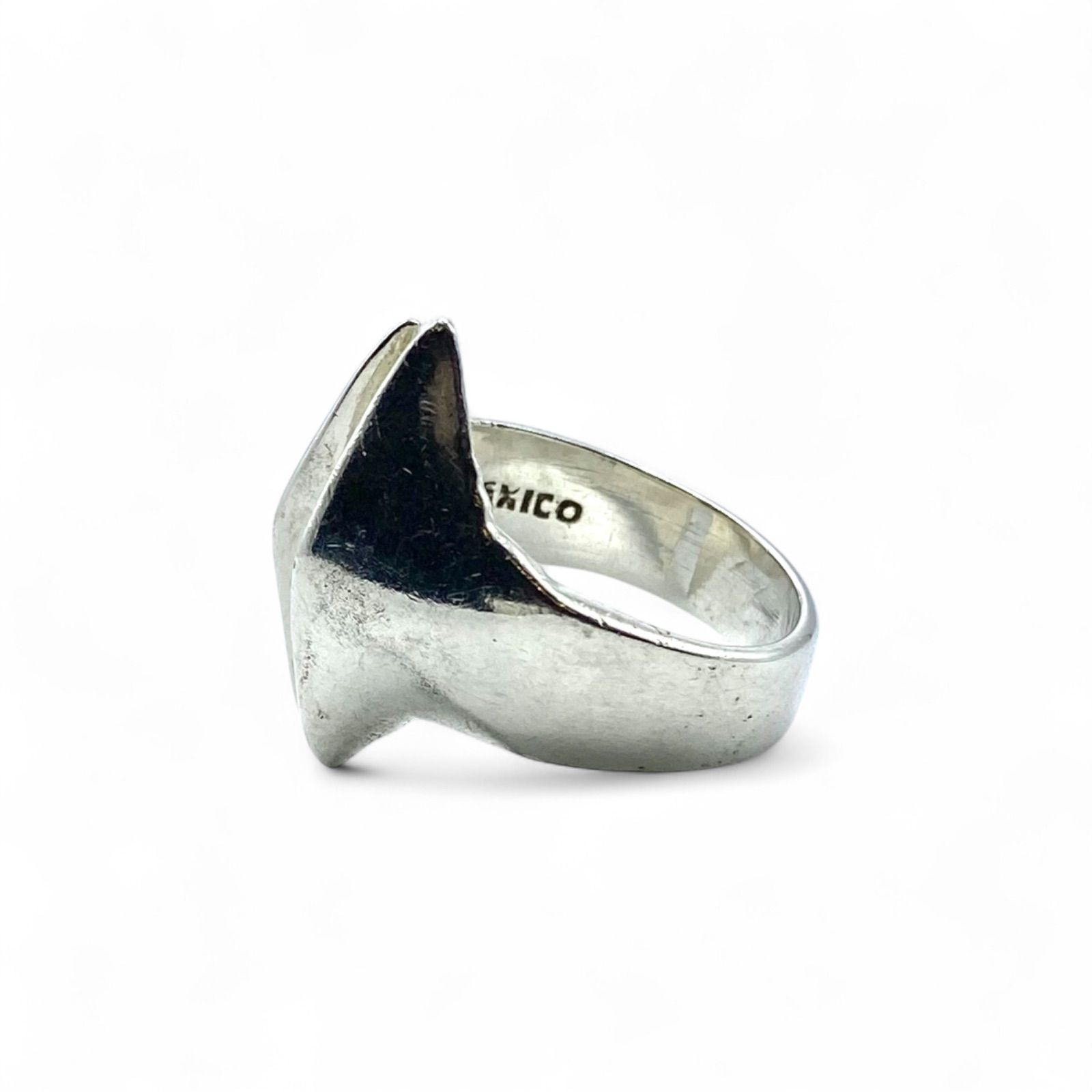 一点もの】MEXICO メキシコ Silver 925 刻印 00s Vintage Design Ring