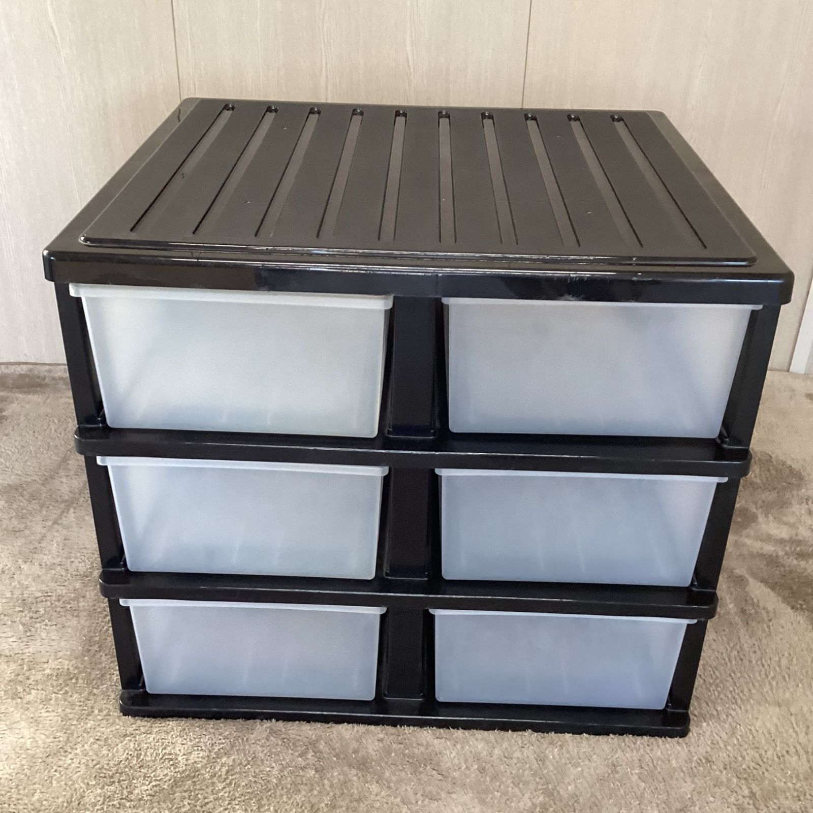 205,【現地引取りのみ】【リユース品】プラスチック収納ケース 衣装