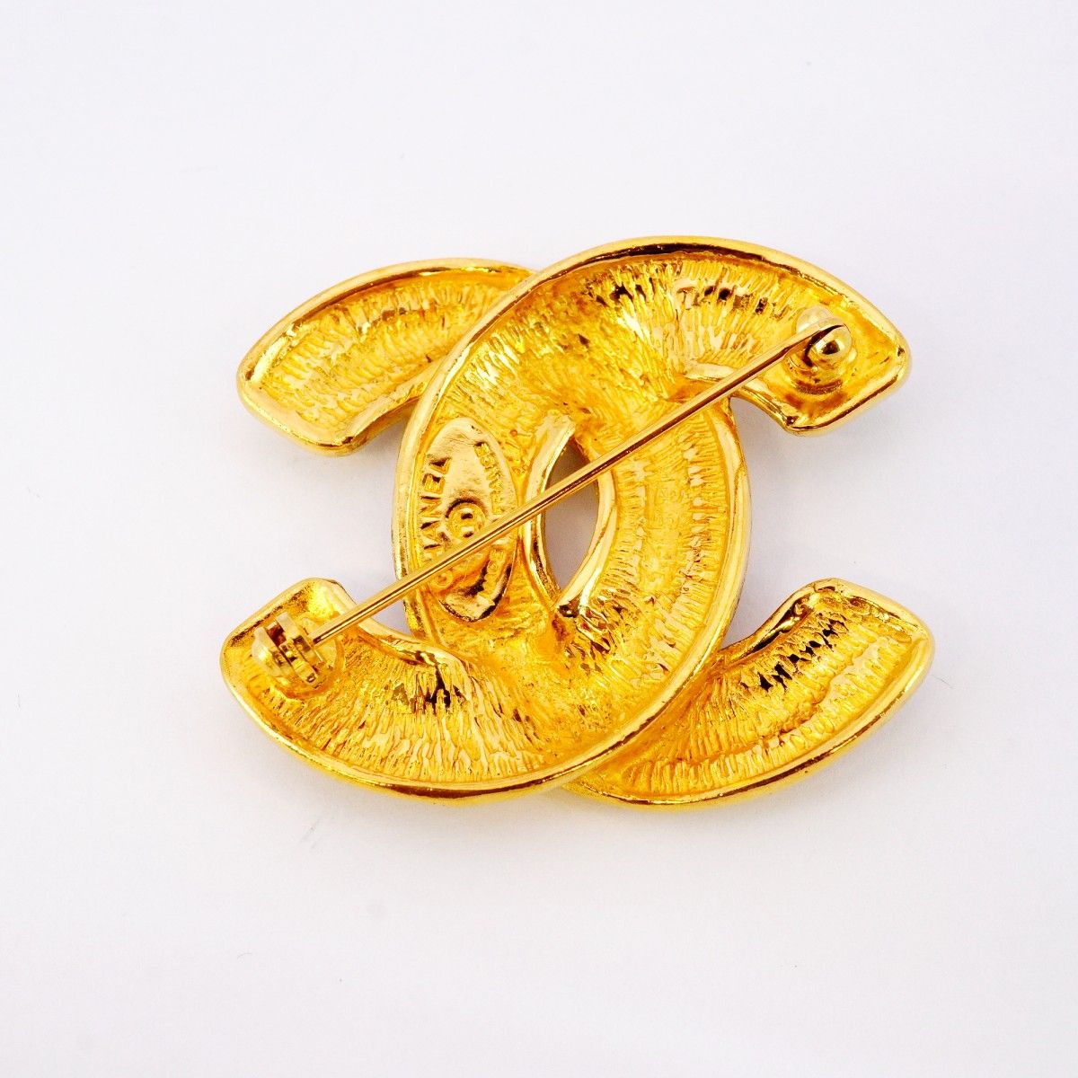 5jib0518 シャネル ブローチ ヴィンテージ ココマーク マトラッセ GPメッキ ゴールド レディース WWW_NOITHATQUANGTHANH_NET