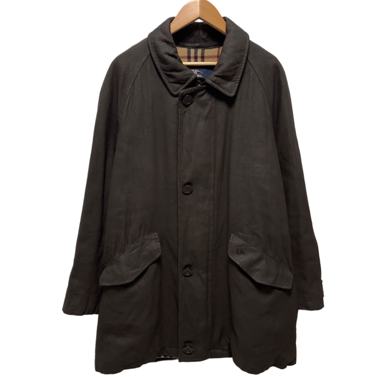 バーバリー ロンドン 中綿コート L相当 ステンカラーコート BURBERRY
