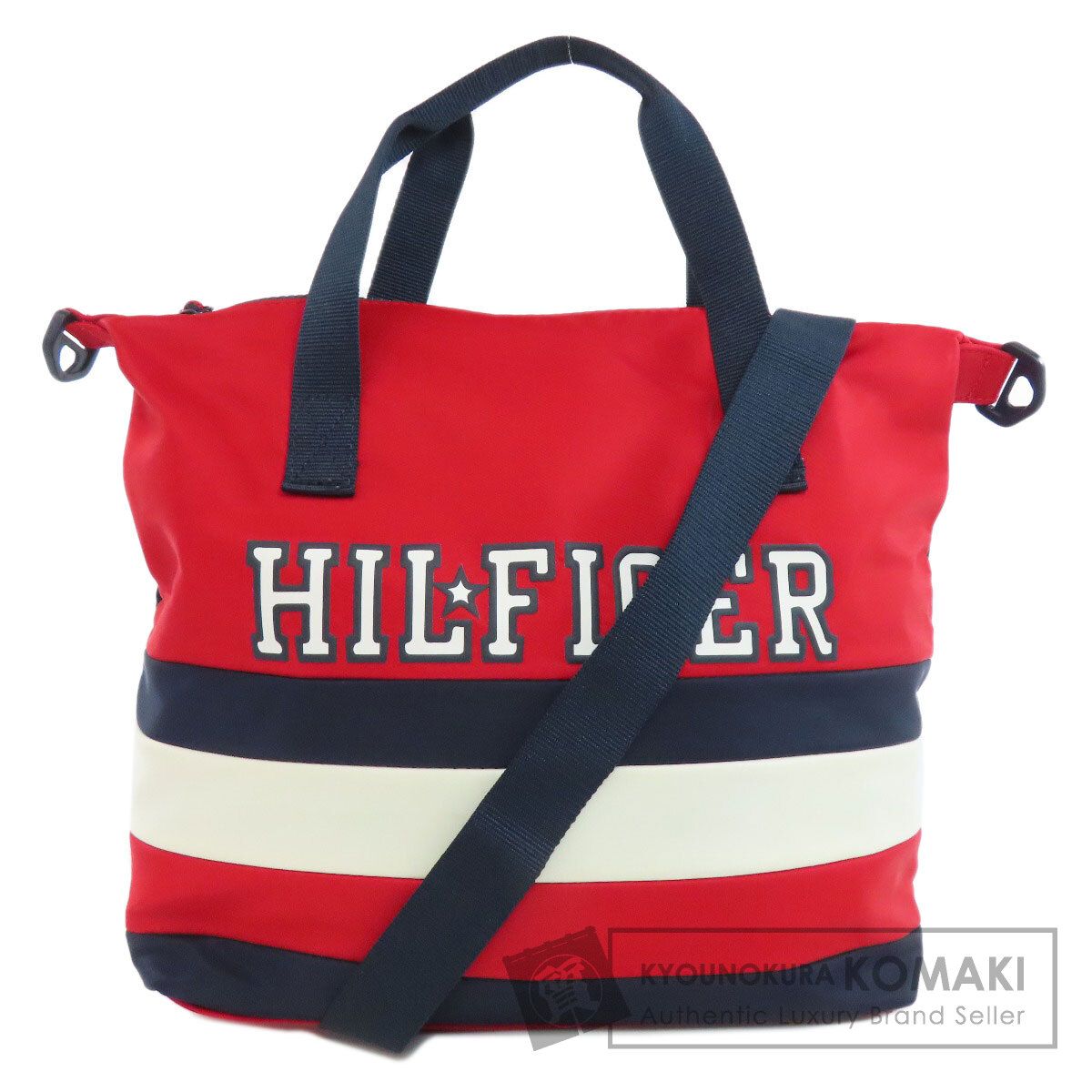 TOMMY HILFIGER トミー・ヒルフィガー 2WAY ハンドバッグ ナイロン 
