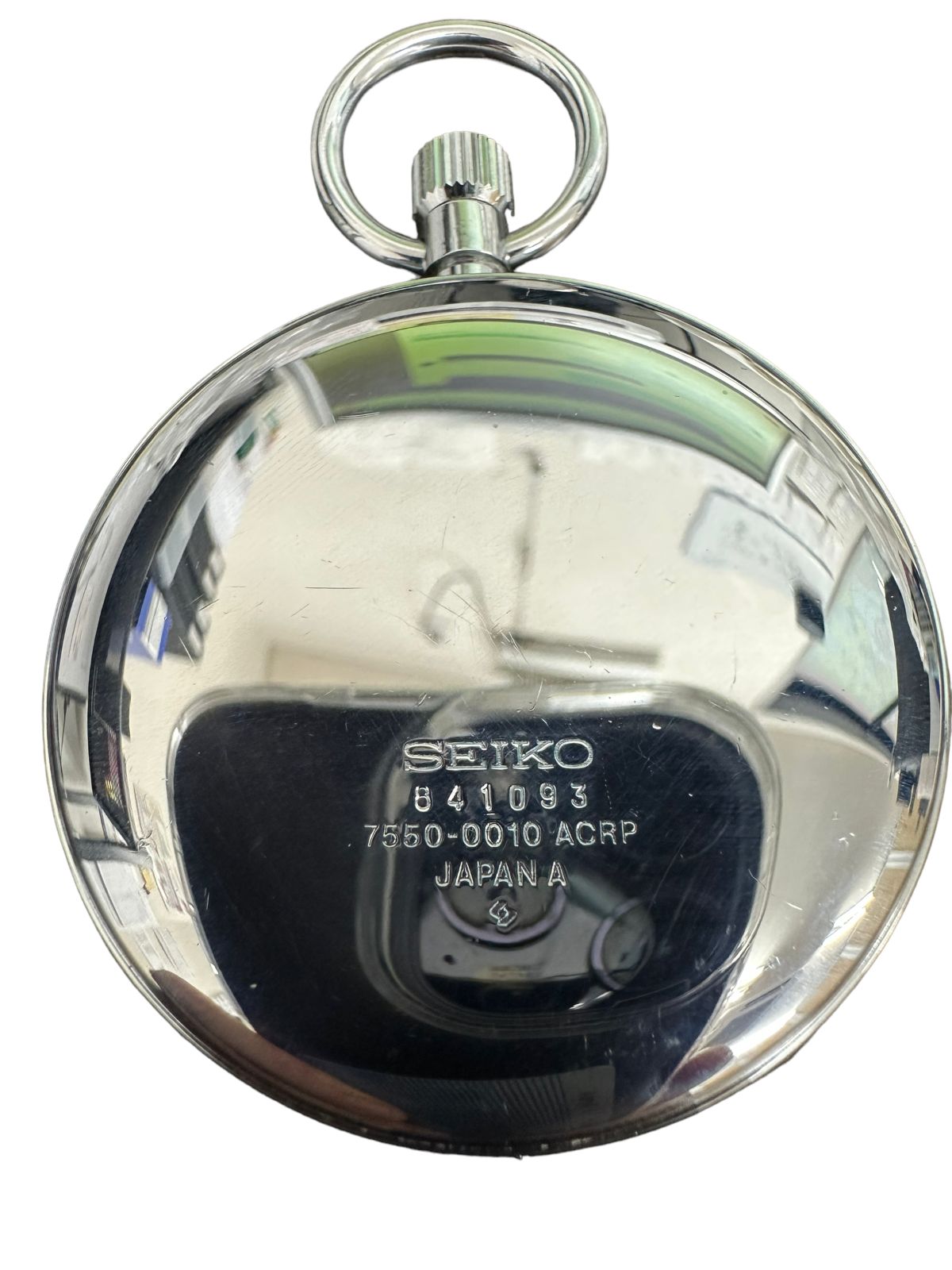 極上品】セイコー SEIKO 懐中時計 鉄道時計 クォーツ式7550-0010