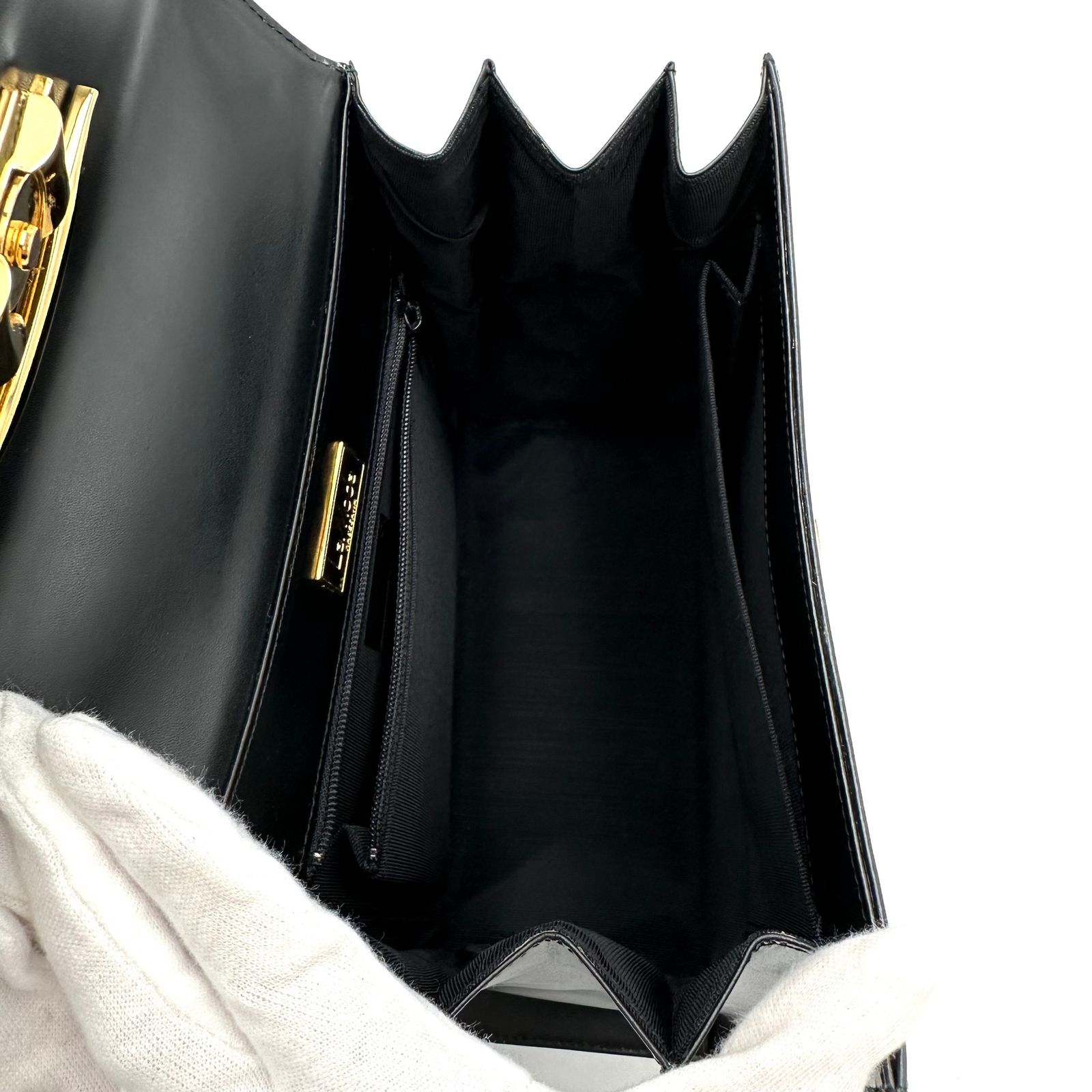 ラモーダハセガワ la moda hasegawa バッグ ハンドバッグ カーフ