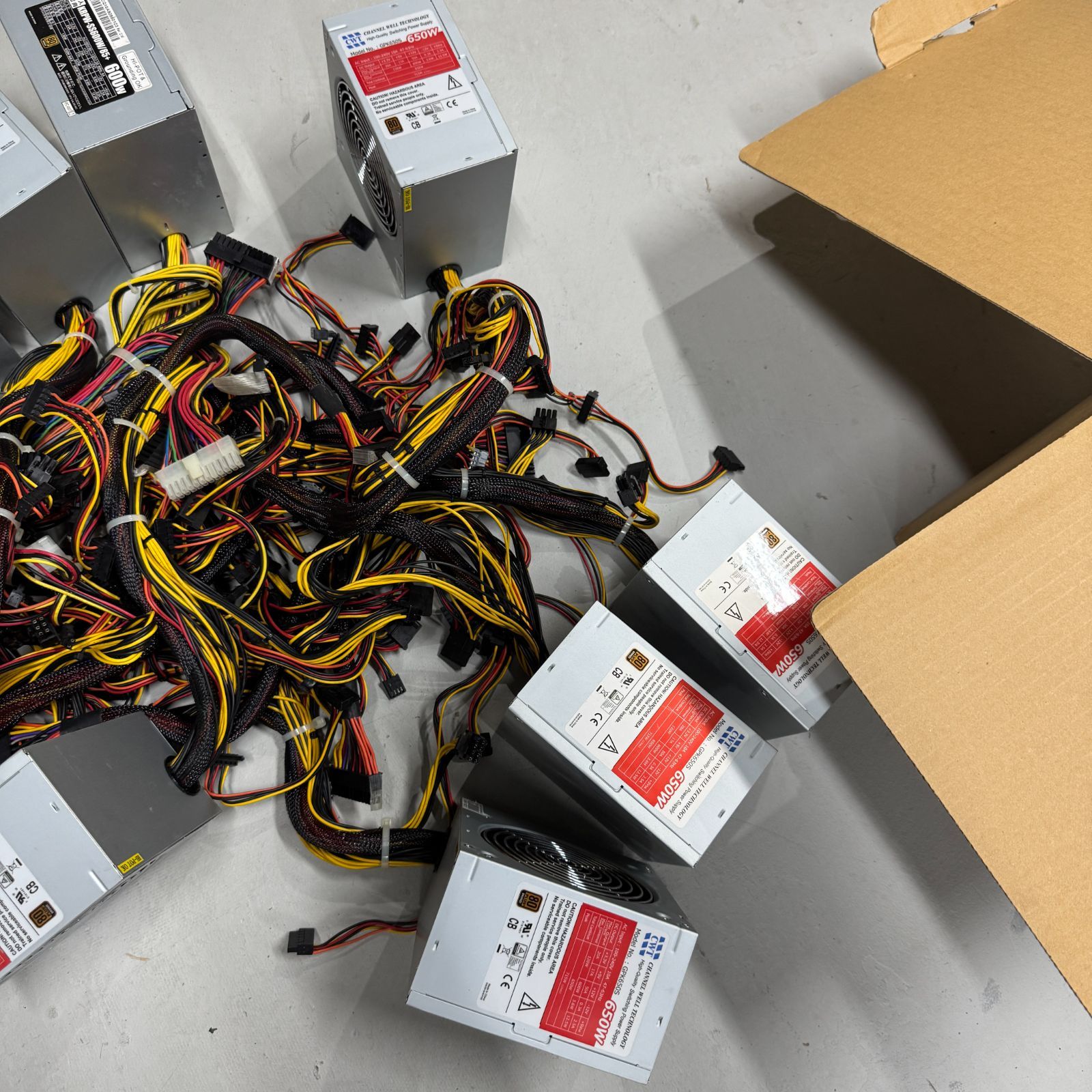 F9 通電 済 電源ユニット 600W～650W 10個