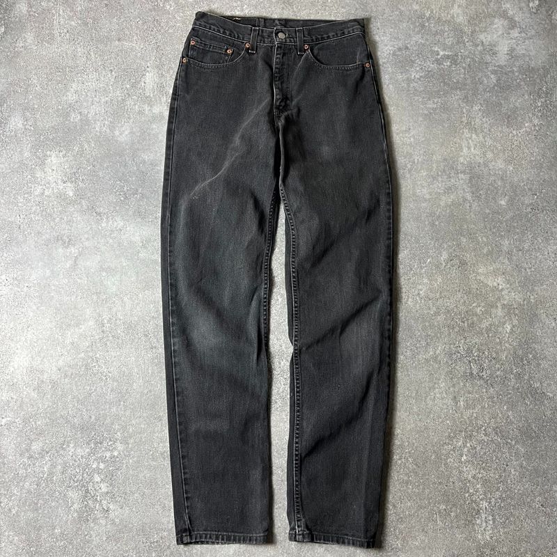 00s USA製 Levis 550 0260 ブラック デニム パンツ 36 32 / 00年代 
