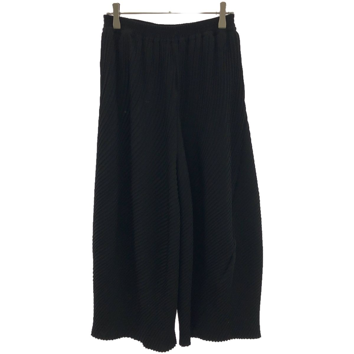 ka na ta カナタ hida pants ワイドイージーヒダパンツ ブラック