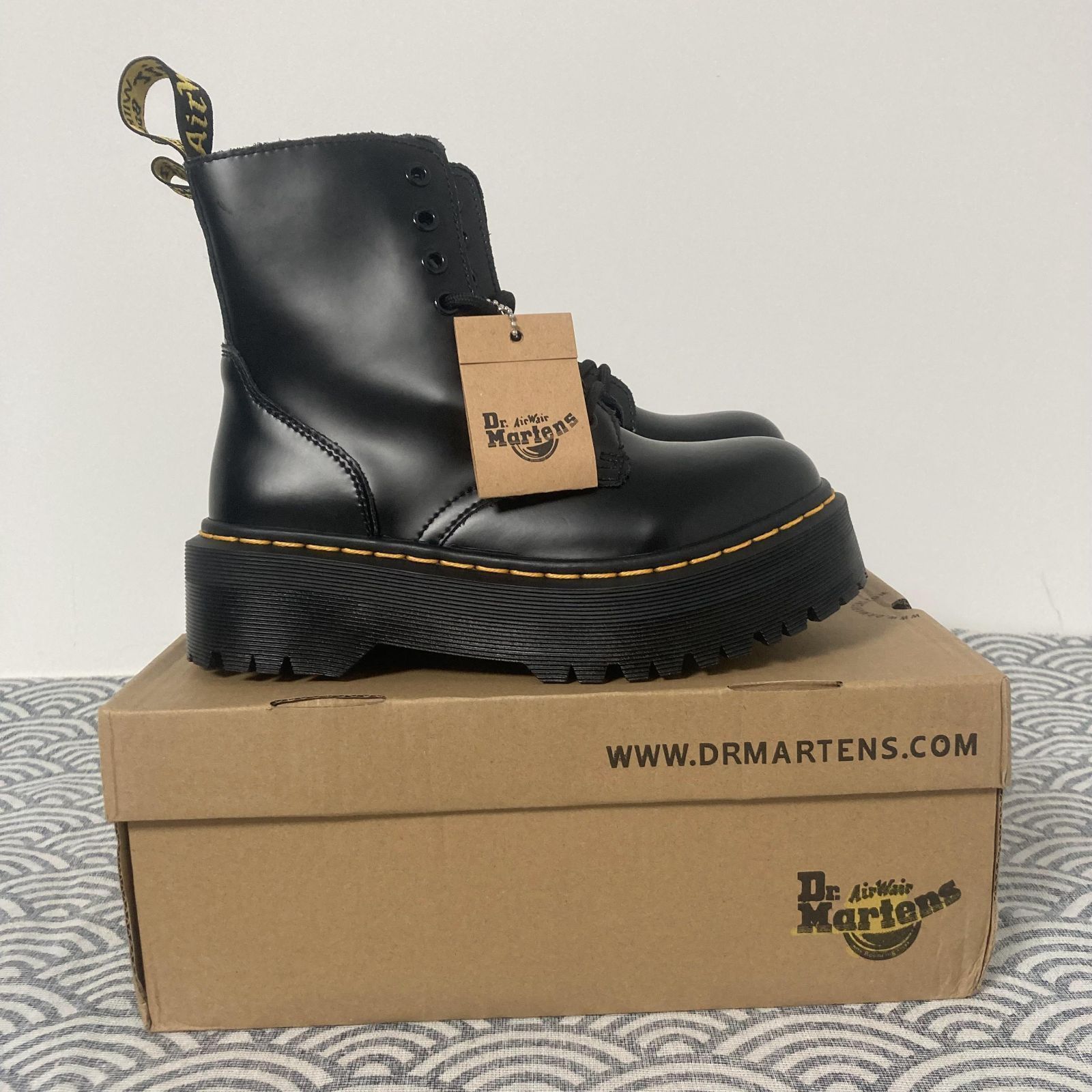 Dr.Martens ドクターマーチン JADON 厚底サイドジップ 8ホールブーツ - メルカリ