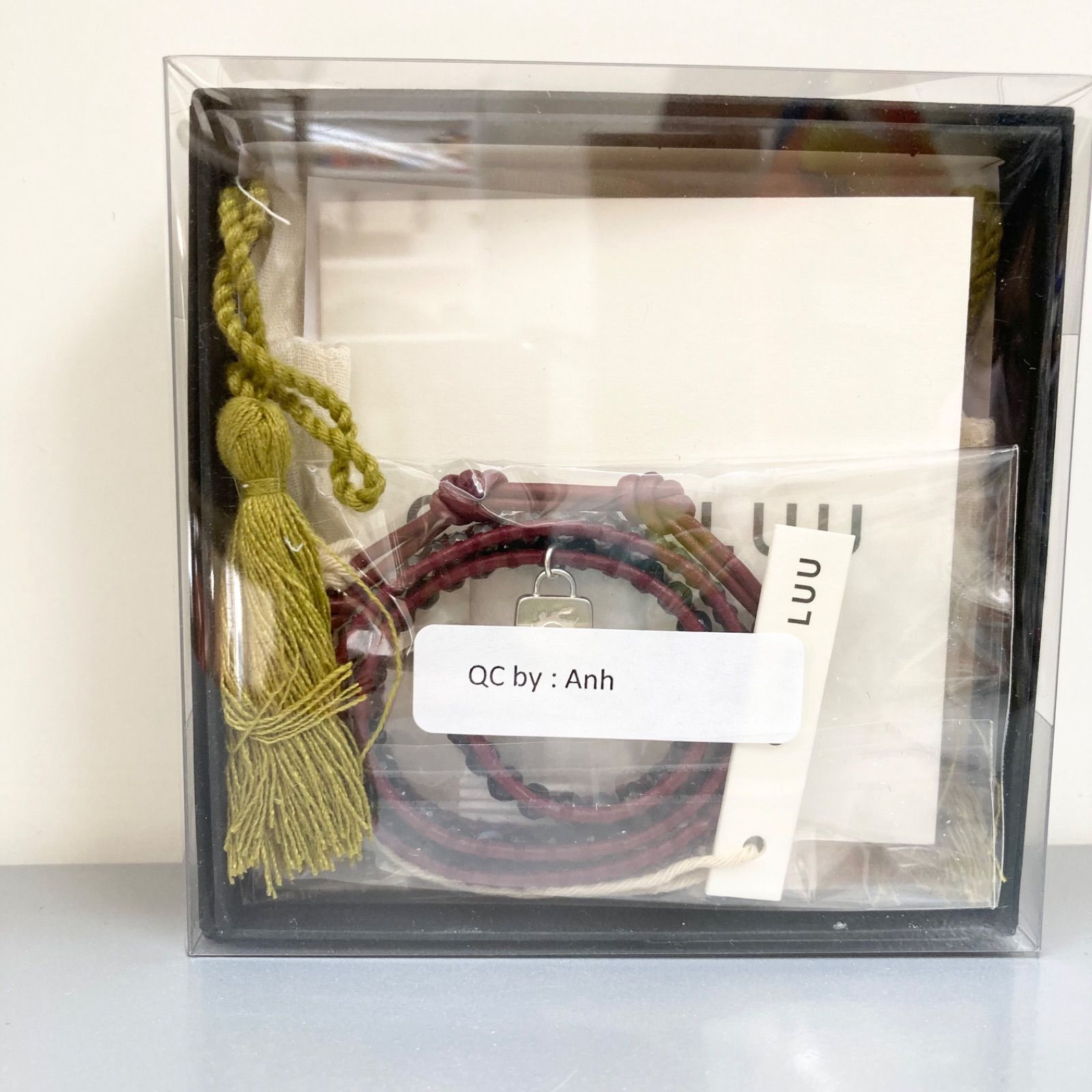 【赤魔道士・ブレスレット】 CHAN LUU コラボ FF14 チャンルー 美品 新品 未使用】FINAL FANTASY XIV CHAN LUU コラボ 赤魔道士 FF14