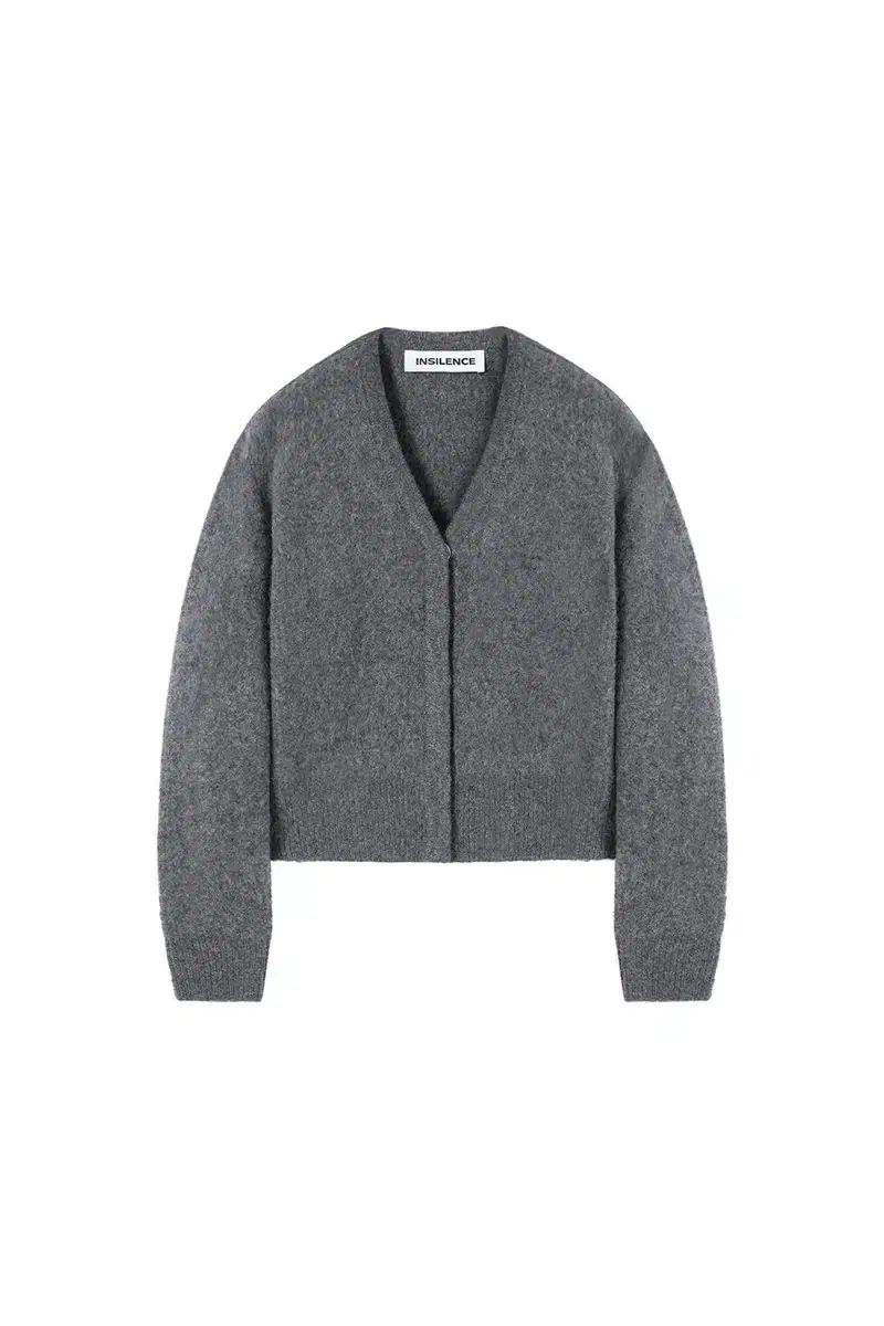 INSILENCE インサイレンス ソフト モヘア カーディガン DARK GREY