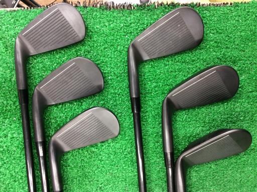 中古】 キャスコ Dolphin Iron DI-122 ブラック 6S アイアンセット IR