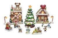 クリスマス 置物 ディズニー クリスマス ヴィレッジ 13ピースセット クラシックなクリスマスソング 8曲 イルミネーション付 COSTCO コストコ Disney